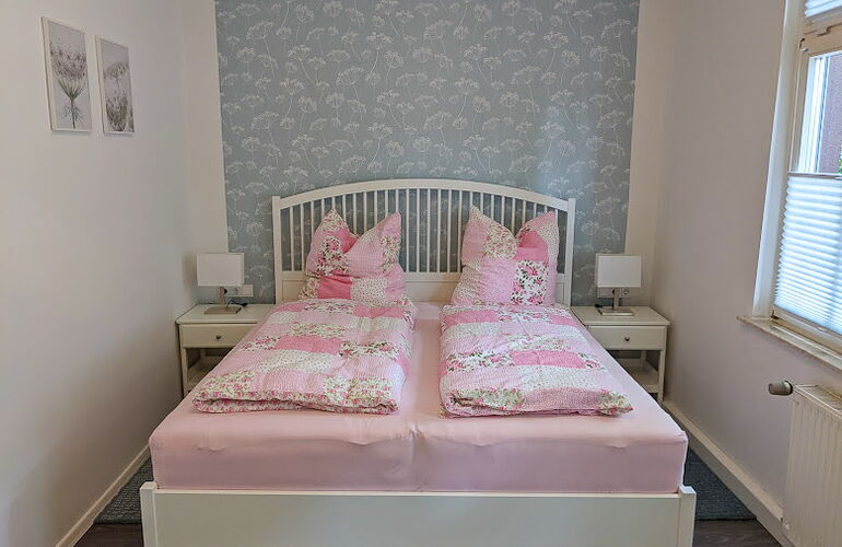 Doppelzimmer in einer Ferienwohnung im Haus am Wald in Friedrichroda im Thüringer Wald